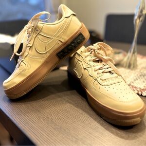 Nike Air Force One AF1 Fontanka Sesame Brown Gum Sole Women’s 10 NIB